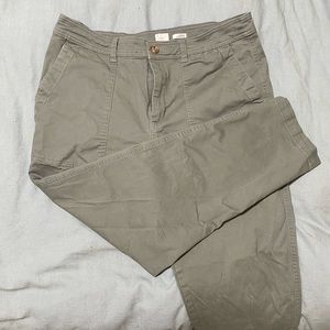 Green, straight leg, pant, Size 14